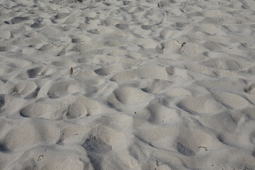 Sand on the beach