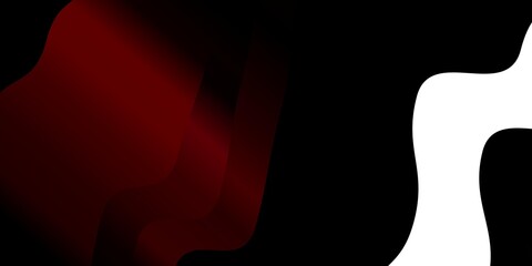 Dark Pink vector pattern with lines. Colorful abstract illustration with gradient curves. Template for cellphones.