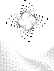 Background Composition, Web Template (Halftone)