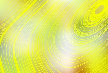 Light Green, Yellow vector colorful blur background.