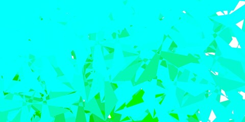 Light green vector gradient polygon design.