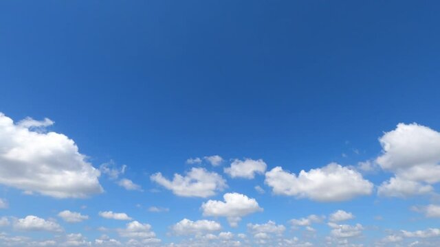 青空と雲　タイムラプス