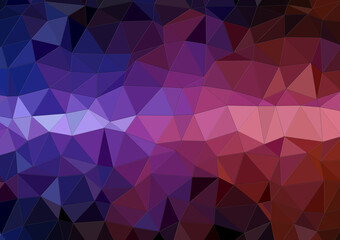 Obraz premium Geometrical background, modern colorful low polygon abstract
