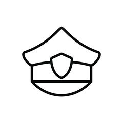 Police hat icon