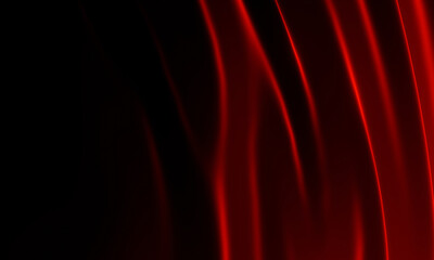 Red and black abstract wave background.