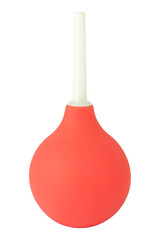 Medical enema on a white background. Medical equipment. Isolate on white.