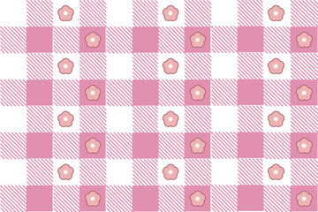 Gingham ,Scott seamless pattern. Texture from rhombus,squares for dress, paper,clothes,tablecloth.,net, grid.Copy space for your text and your business.