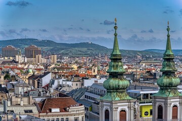 Fototapeta premium Overlooking Vienna