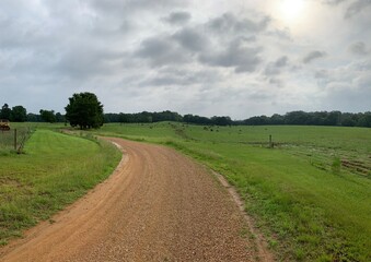 road in the countryside