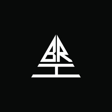 BRH letter logo creative design. BRH unique design
