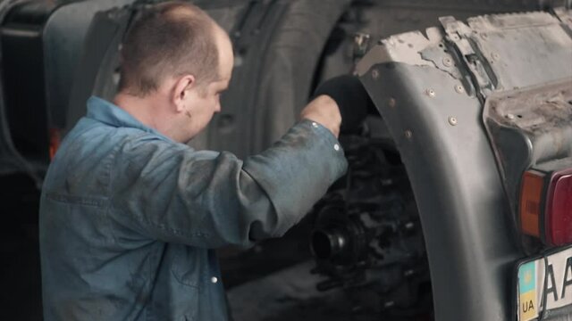 auto mechanic works. car repair.