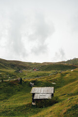 Huts near Sass de Putia