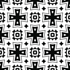 Retro ornamental seamless pattern. Flourished ornate background. Luxury elegant ornament. Vintage element. Template for design. Vector illustration