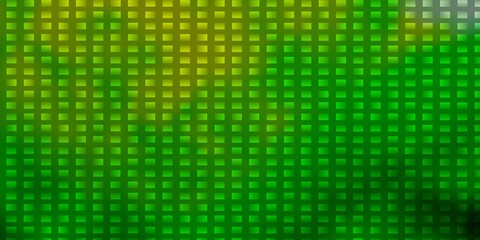 Light Green, Yellow vector backdrop with rectangles.