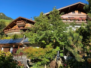 Rose Garden Uhrerhof (The highest rose garden in Europe) or Rosarium Uhrerhof (Höchstgelegener Rosengarten Europas) or Roseto Ortisei - South Tyrol, Italy (Südtirol, Italien)