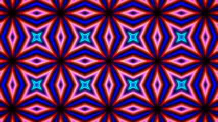 Abstract multicolored symmetrical kaleidoscope background