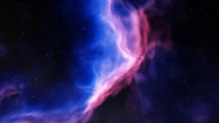 colorful nebula, science fiction wallpaper 3d illustration