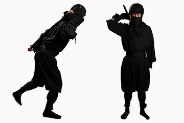 Easy to use ninja images with white background