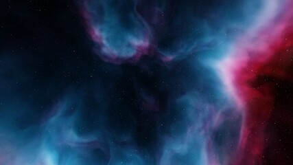 colorful nebula, science fiction wallpaper 3d illustration