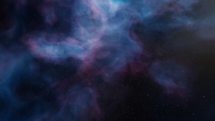 Fototapeta na wymiar colorful nebula, science fiction wallpaper 3d illustration