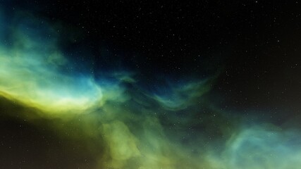 Fototapeta premium colorful nebula, science fiction wallpaper 3d illustration