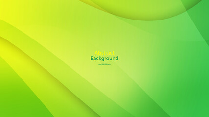 green and Yellow color background abstract art vector 