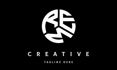 REM circle three letter logo