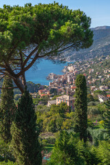 Camogli aerial view