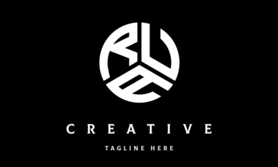 RUA circle three letter logo