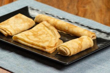 plate of crepes homemade recipe