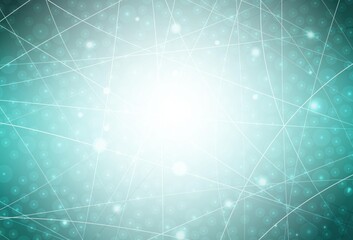 Light Green vector pattern with sharp lines.