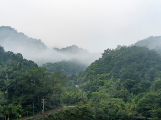 Jingtong village in morning in Jingtong,New Taipei City, Taiwan.