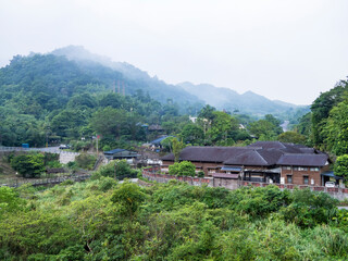 Jingtong village in morning in Jingtong,New Taipei City, Taiwan.