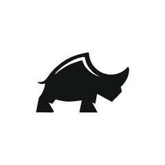 Rhinoceros logo design
