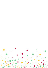 Color Splash Flying Vector White  Background. Fun