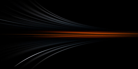  Dark Gray and orange speed abstract technology background 
