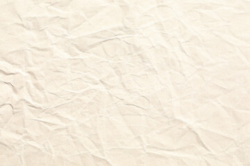 Yellow kraft crumpled macro background texture