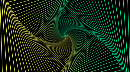 Hypnotic spiral. Swirl hypnotize spirals, vertigo geometric illusion and rotating stripes round pattern vector illustration