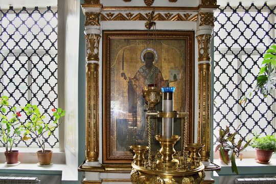 Chiesa ortodossa altare