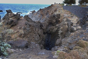 La Palma, Meer, Felsen, Lava, Natur, Insel, Urlaub, Spanien, kanarische Inseln