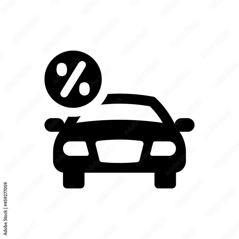 Poster Auto loan icon