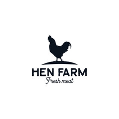 Fototapeta na wymiar Logo template for poultry farm and poultry farm