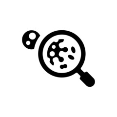 Bacteria search icon