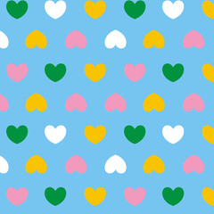 love pattern background wallpaper vector illustration editable