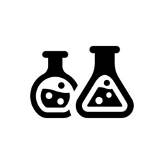 Laboratory flask icon