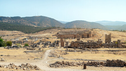 Ancient ruins near Pamukkale, Turkey