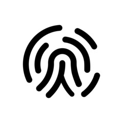 Biometric scanning icon