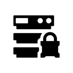 Server lock icon