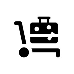 Travel suitcase icon
