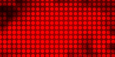 Dark Orange vector layout with circles.